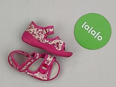 klapki na platformie deichmann: Sandałki 21, Używany — 3