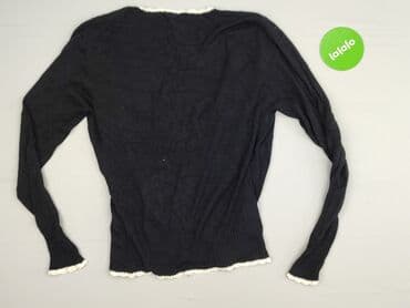 sweter z transparentnymi rękawami: Kardigan damski, rozmiar L — 3