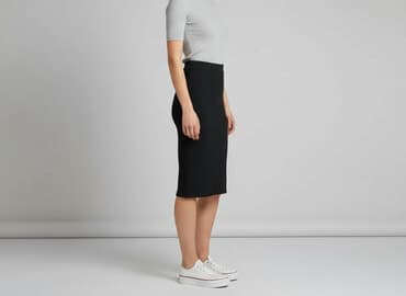 spódnice ołówkowe prążkowane: Sinsay, Spódnica damska, rozmiar 2XS — 1