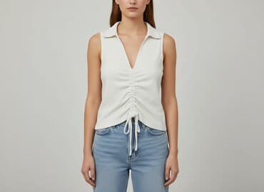 biała długa koszula reserved: Reserved, Top damski, rozmiar L — 6