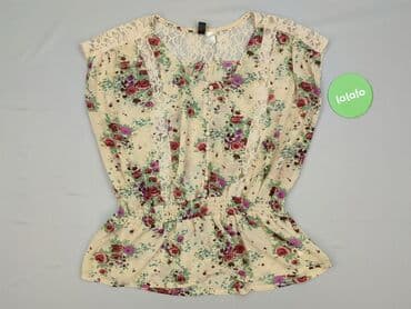 srebrna bluzka h: H&M, Bluzka damska, rozmiar XS — 2