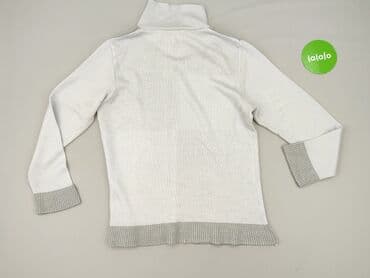 sweter w krowie łaty: Golf damski, rozmiar L — 3