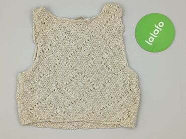 bluzki z transparentnymi rękawami: PULL&BEAR, Top damski, rozmiar XS — 4