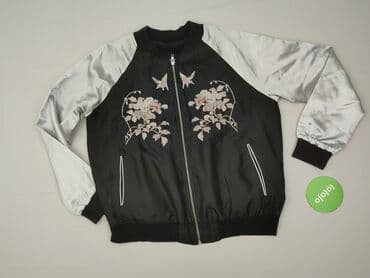 kurtka liza bruce czarna: Kurtka bomberka damska, rozmiar L — 2