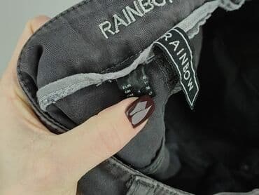 szare szerokie jeansy: RAINBOW, Jeansy damskie, rozmiar 3XL — 4