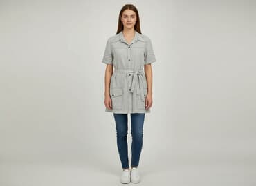 sukienki dla babci na komunię wnuka: Tunika damska, rozmiar S — 5