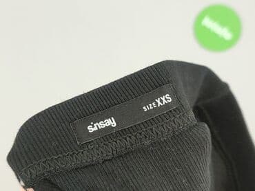 czarne spódnice orsay: Sinsay, Spódnica damska, rozmiar 2XS — 4