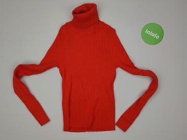 zara koszulka z prązkowanej dzianiny: Zara, Golf damski, S — 3