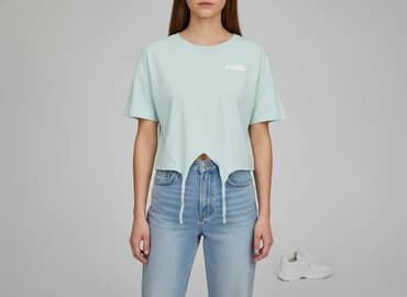 nike crop t shirty: Puma, Women`s T-shirt, size S — 1