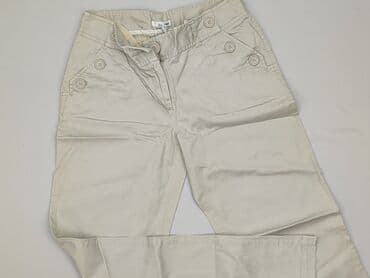 spodnie z szerokimi nogawkami h m: H&M, Material trousers for women, size S — 1