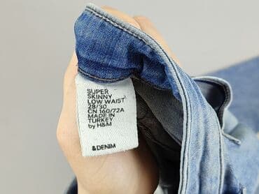spodnie z niskim krokiem damskie h m: H&M, Jeansy damskie, rozmiar S — 4