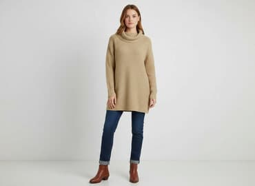 bluzki z golfem: Tunika damska, rozmiar L — 5