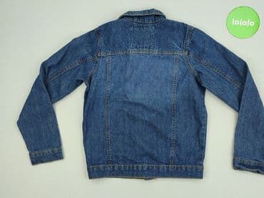 koszule z motywem folkowym: Dziecięca kurtka jeansowa, 11 lat, 140-146 cm, Young Style, stan - Idealny — 3