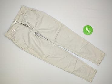 hermes biale klapki: H&M L.O.G.G., Spodnie materiałowe damskie, rozmiar S — 2