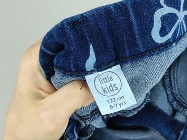 czarne legginsy z lajkry: Spodnie jeansowe, Little kids, 7 lat, 122, stan - Bardzo dobry — 4