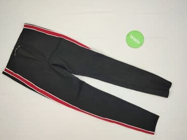czarne legginsy prążkowane: Zara, Legginsy Sportowe damskie, rozmiar S — 2