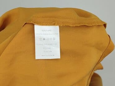 żółte bluzki z krótkim rękawem: Culture, Bluzka damska, rozmiar S — 5