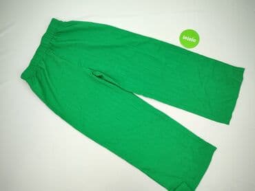 krótkie spodenki z szerokimi nogawkami: Spodnie materiałowe damskie, rozmiar L — 2