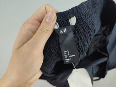 czarną sukienka na ramiączkach h m: H&M, Sukienka damska, rozmiar S — 5