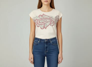 piżamy damskie hello kitty: QUIOSQUE, T-shirt damski, rozmiar M — 7