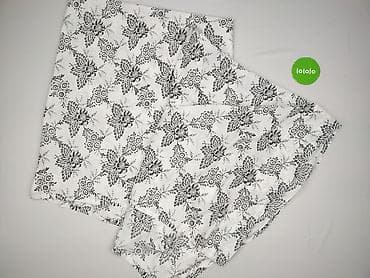 obrus: Komplet pościeli – klasyczny biało‑czarny wzór w kwiaty - Zestaw — 2