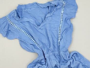 sukienki błękitna na wesele rękawek: Sukienka damska, rozmiar S — 1