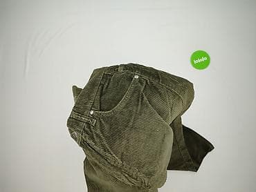 spodnie cargo jeans: Spodnie materiałowe damskie, rozmiar M — 5