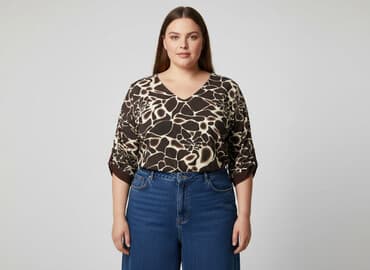 sukienka w panterkę, mohito: Bluzka damska, rozmiar 5XL — 6