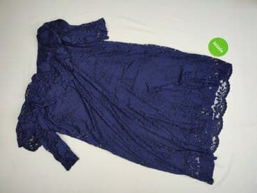niebieskie sukienki plus size: Sukienka damska, rozmiar 6XL — 3