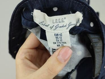 granatowe spodenki damskie: H&M L.O.G.G., Szorty damskie, rozmiar M — 4