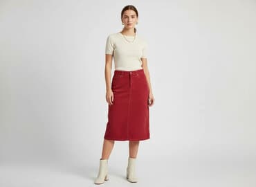 spódnice ze swetrem: Perfecto, Spódnica damska, rozmiar S — 6