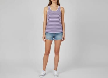 bluzki basic w paski: Bluzka damska, rozmiar S — 1