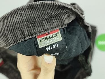 jezyk: Męskie spodnie sztruksowe KINGBON Jeanswear - Krój: klasyczny, 5 — 5