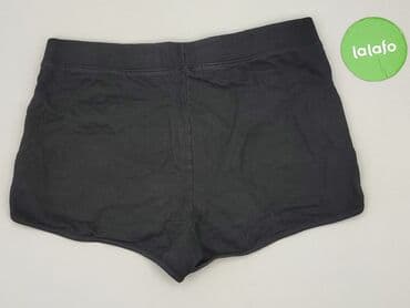 czarne sandały płaskie ccc: Papaya, Szorty damskie, XL — 3