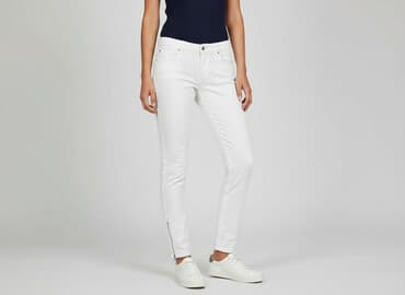 spodnie damskie jeans 7 8: H&M Divided, Jeansy damskie, rozmiar M — 1