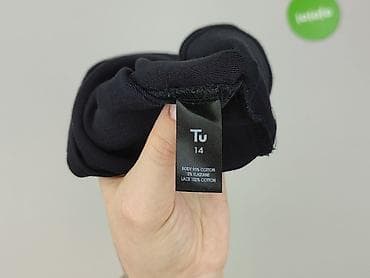 elegancki top czarny: Tu, Top damski, rozmiar L — 4