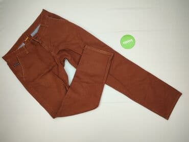 spodnie woskowane bezowe: Chinosy dla mężczyzn, L — 2