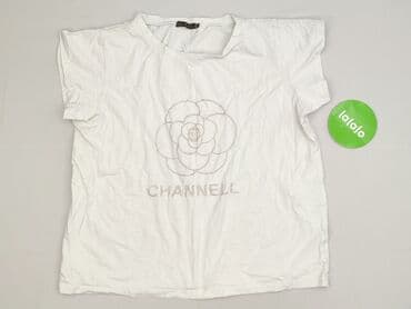 białe t shirty calvin klein: T-shirt damski, rozmiar L — 3