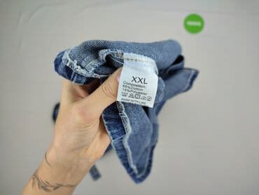 spodnie mimi dave: Denim, Ogrodniczki damskie, 2XL — 4
