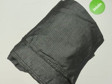 spodnie daysie wysoki stan: Spodnie materiałowe damskie, M — 5