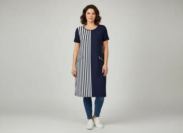 sukienki w paski: Sukienka damska, rozmiar 3XL — 6