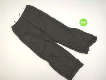 jeansy damskie podarte: Material trousers for women, size L (EU 40) — 3