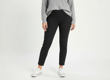 lidl majtki damskie bawełniane: Dunnes Stores, Spodnie materiałowe damskie, rozmiar L — 9