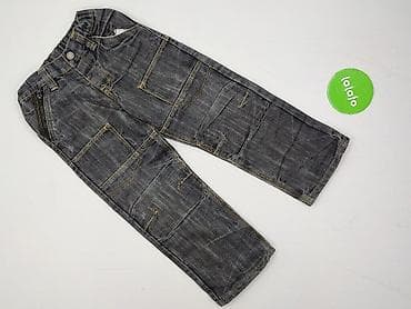 spodnie drill jeans: Spodnie jeansowe, 4-5 lat, 110, stan - Bardzo dobry — 2