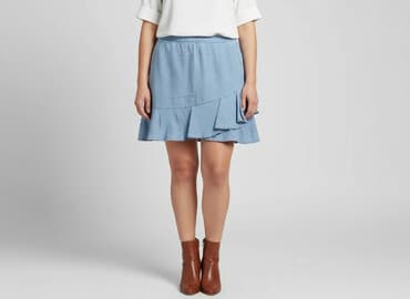 jeansowe spódnice asymetryczne: Spódnica damska, rozmiar XL — 1