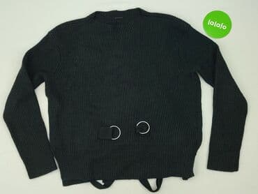 czarna sukienka i szary sweter: Sweter damski, rozmiar 3XL — 2