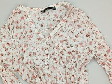 biała bluzka z krótkim rękawem zara: Zara, Bluzka damska, rozmiar XL — 2