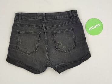 hm krótkie spodenki dzins low waist: H&M, Szorty damskie, rozmiar M — 3