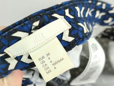 legginsy w prążki hm: H&M, Spodnie materiałowe damskie, rozmiar XS — 4