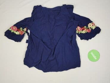 bluzki hiszpanki w kwiaty: Bluzka damska, rozmiar S — 3